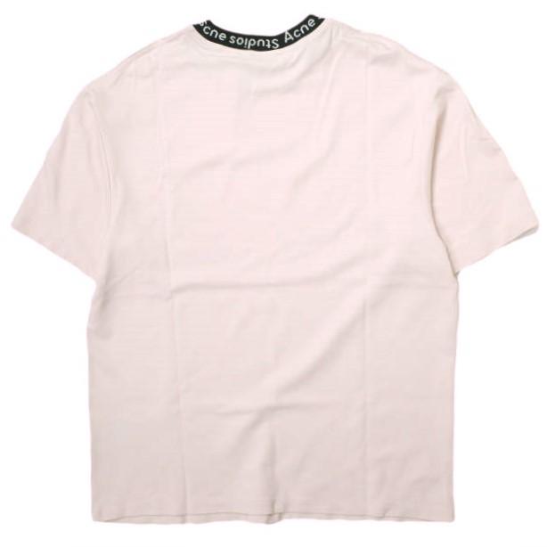 Acne Studios アクネストゥディオズ ポルトガル製 EXTORR LOGO RIB T-SHIRTS ロゴリブTシャツ FN-MN-TSHI000243 S Powder Pink 半袖 g16949 |  | 01