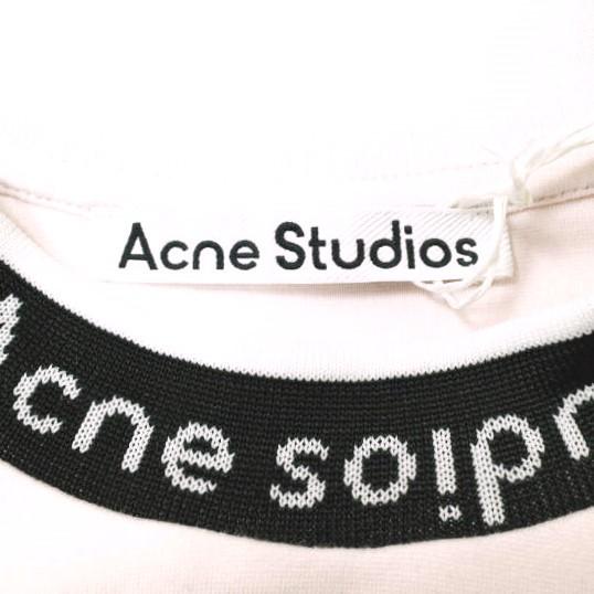Acne Studios アクネストゥディオズ ポルトガル製 EXTORR LOGO RIB T-SHIRTS ロゴリブTシャツ FN-MN-TSHI000243 S Powder Pink 半袖 g16949 |  | 04