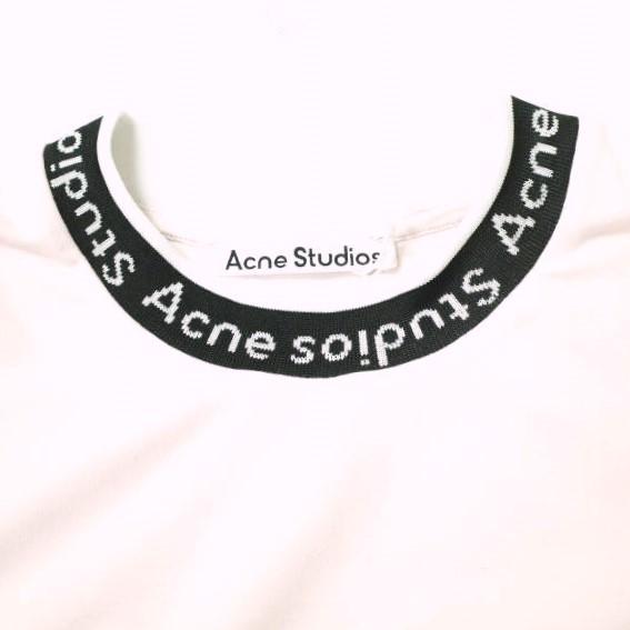 Acne Studios アクネストゥディオズ ポルトガル製 EXTORR LOGO RIB T-SHIRTS ロゴリブTシャツ FN-MN-TSHI000243 S Powder Pink 半袖 g16949 |  | 05