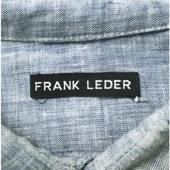 FRANK LEDER フランクリーダー ドイツ製 Switch Linen Shirt 袖切り替えリネンシャツ 0126018 S ブルー 長袖 ストライプ トップス g17034 |  | 02