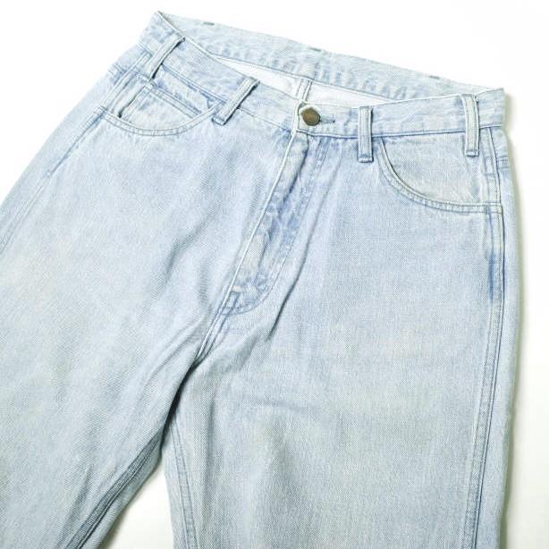 UNUSED アンユーズド 日本製 Cut Off 13oz Wide Denim カットオフワイドデニムパンツ UW0477 1 Light Indigo ジップフライ ジーンズ g17066 |  | 03
