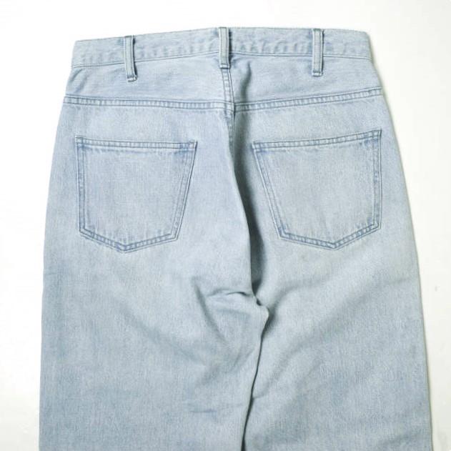 UNUSED アンユーズド 日本製 Cut Off 13oz Wide Denim カットオフワイドデニムパンツ UW0477 1 Light Indigo ジップフライ ジーンズ ボトムス【中古】【UNUSED】 UNUSED アンユーズド 日本製 Cut Off 13oz Wide Denim カットオフ