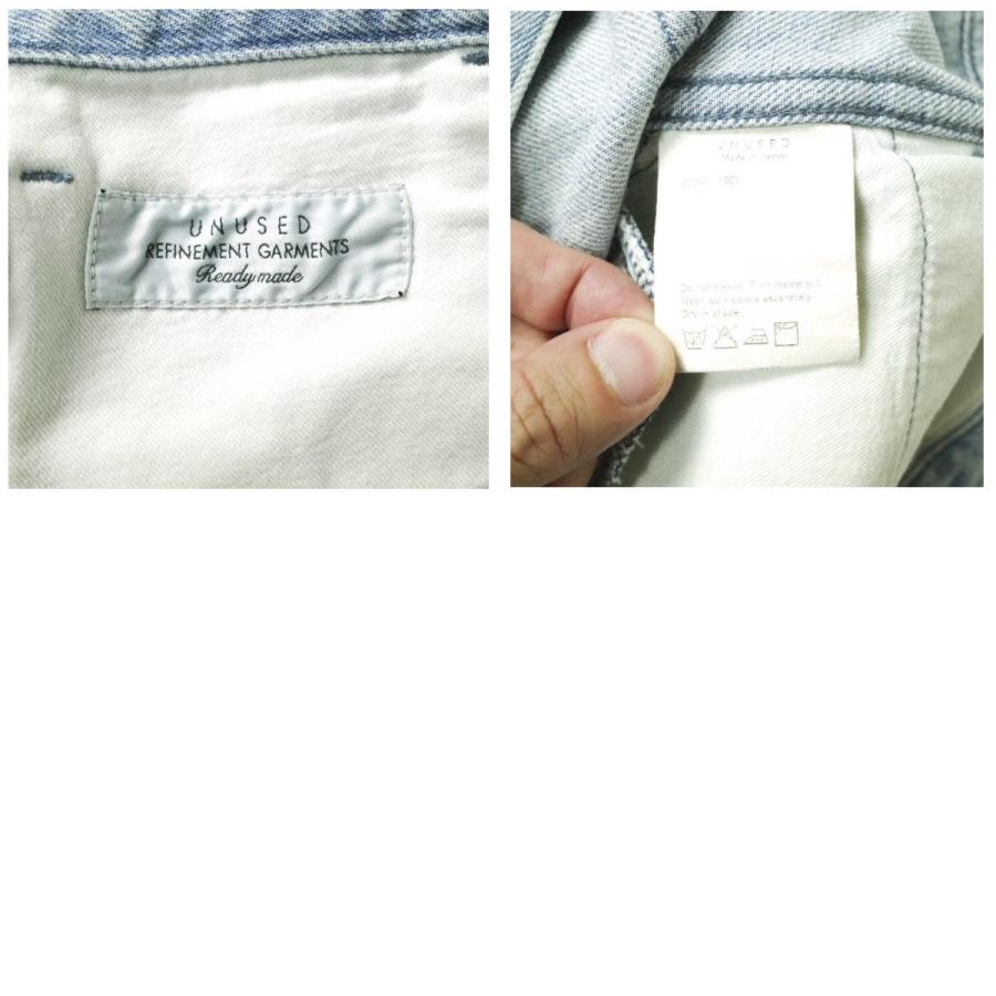UNUSED アンユーズド 日本製 Cut Off 13oz Wide Denim カットオフ