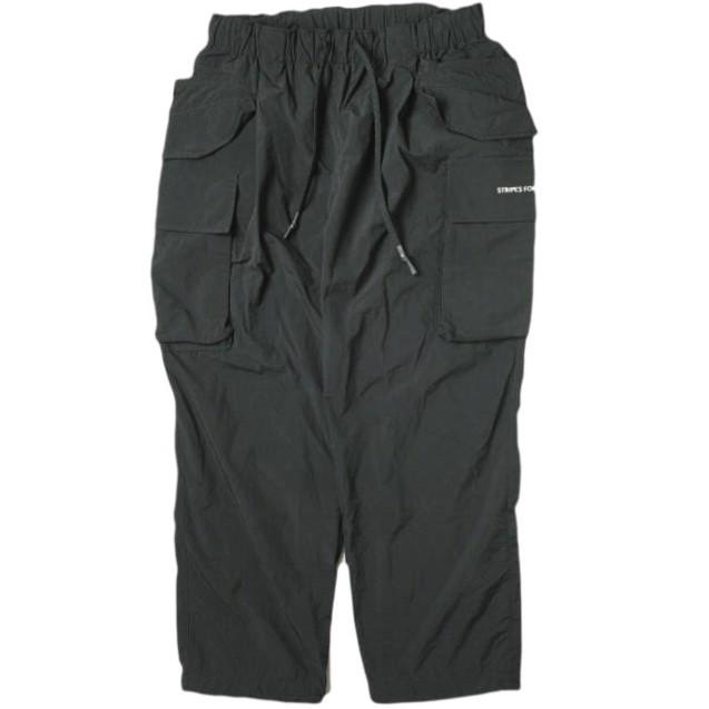 Stripes For Creative ストライプフォークリエイティブ S.F.C 23AW SUPER WIDE CARGO PANTS スーパーワイドカーゴパンツ SFCFW23P04 M BLK | 