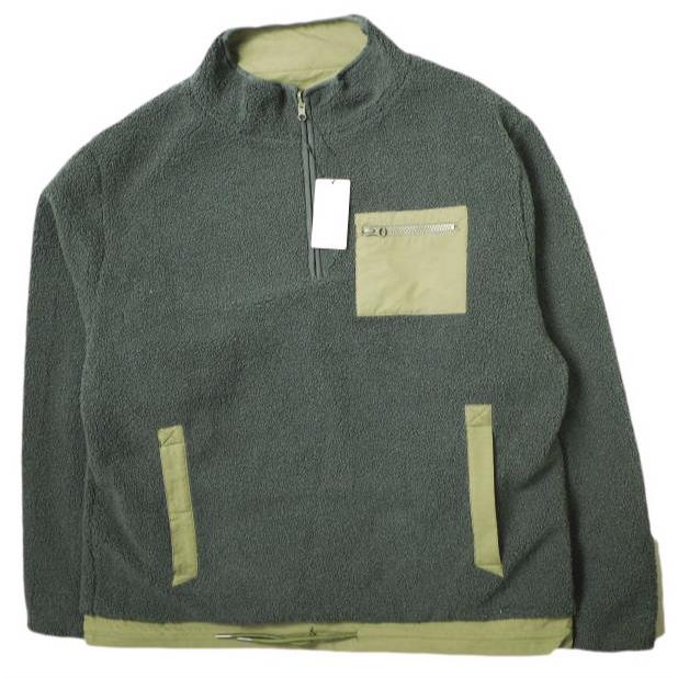 新品 URBAN RESEARCH アーバンリサーチ 21AW ボアリバーシブルプルオーバー NL17-17A025 L CHARCOAL/OLIVE ブルゾン UR Lab. ラボ g17099 | 
