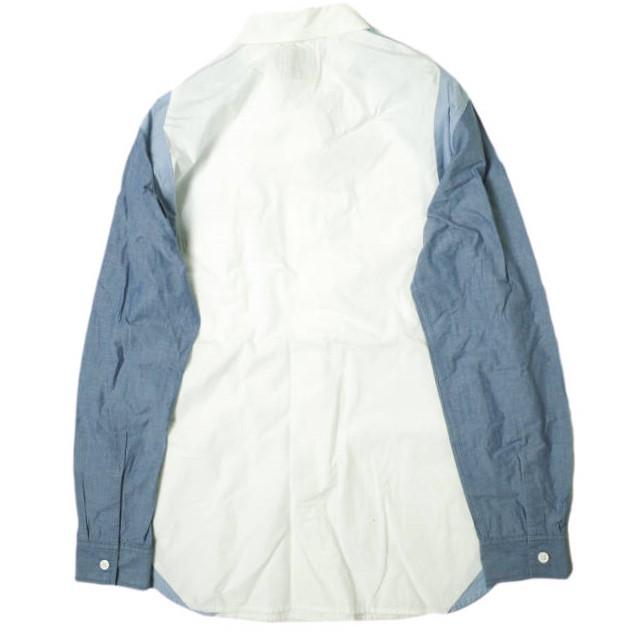 SPLOTCH of ink スプロッチオブインク 日本製 Gradation Shirts グラデーションシャツ L WHITE/BLUE 長袖 トップス g17105 |  | 01