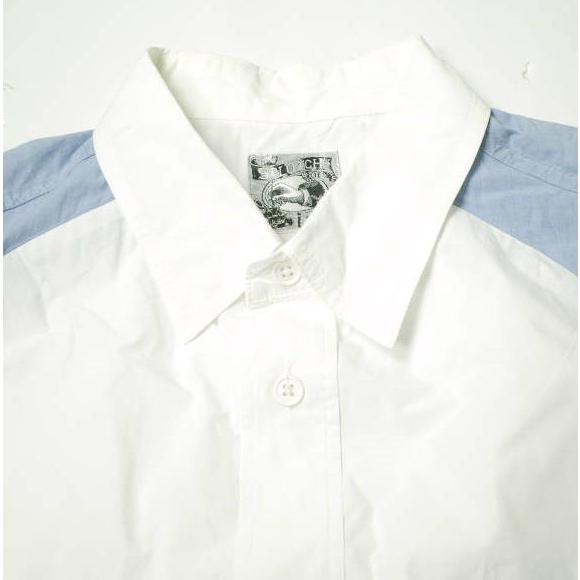 SPLOTCH of ink スプロッチオブインク 日本製 Gradation Shirts グラデーションシャツ L WHITE/BLUE 長袖 トップス g17105 |  | 03