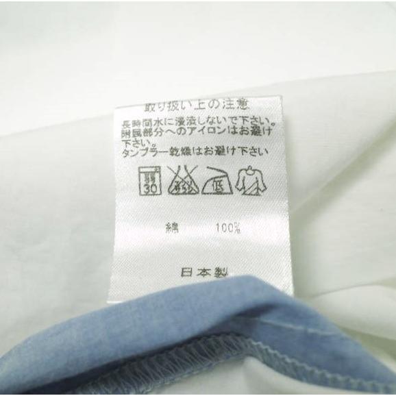 SPLOTCH of ink スプロッチオブインク 日本製 Gradation Shirts グラデーションシャツ L WHITE/BLUE 長袖 トップス g17105 |  | 06
