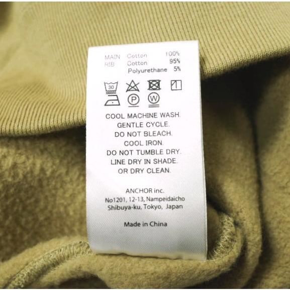 N.HOOLYWOOD エヌハリウッド 24SS ANCHOR INC. HOODIE アンカーインク 裏起毛 スウェットプルオーバーパーカー 1243-CS05 XL ベージュ |  | 06