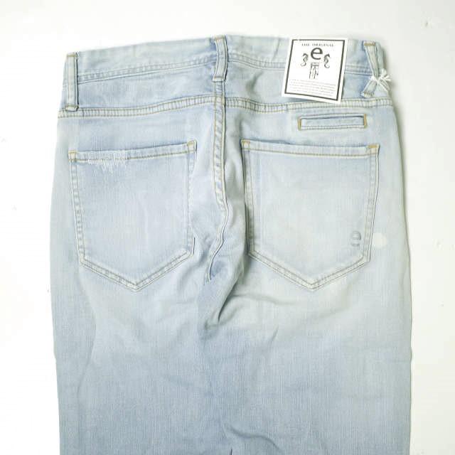新品 e JEANS イージーンズ SEA HORSE BOY'S TAPERED 岡山児島 ストレッチスリムテーパードデニムパンツ e-L805 24 sky blue 定価26,400円 |  | 06