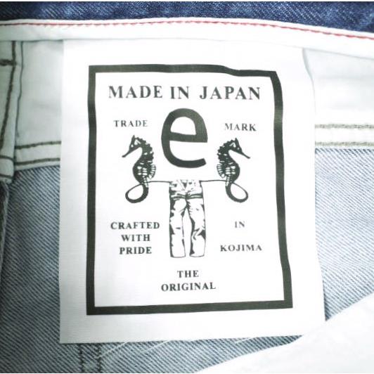新品 e JEANS イージーンズ 日本製 Slim Flare 岡山児島 スリムフレアデニムパンツ 171102101 24inch Zens Blue 定価28,600円 g17267 |  | 08