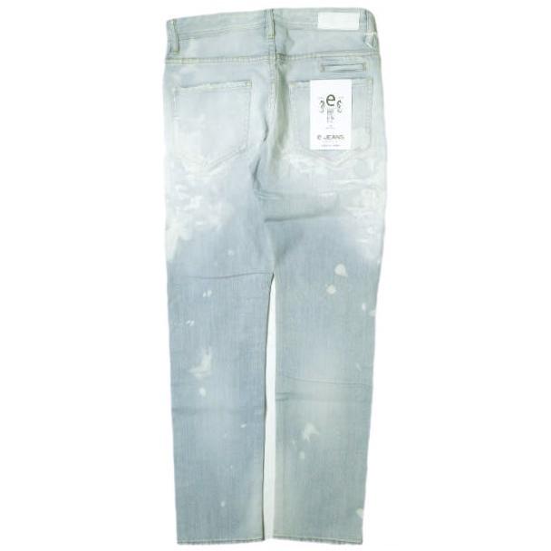 新品 e JEANS イージーンズ BIG BELLY STRAIGHT 岡山児島 リメイク＆ブリーチ加工 ストレッチスリムデニムパンツ e-805 1 定価33,000円 |  | 01