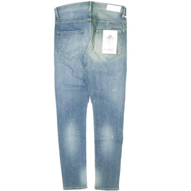 新品 e JEANS イージーンズ PAINT STRETCH SLIM 岡山児島 ペイント＆リペア加工 ストレッチスリムデニムパンツ e801-008 0 定価38,500円 |  | 01