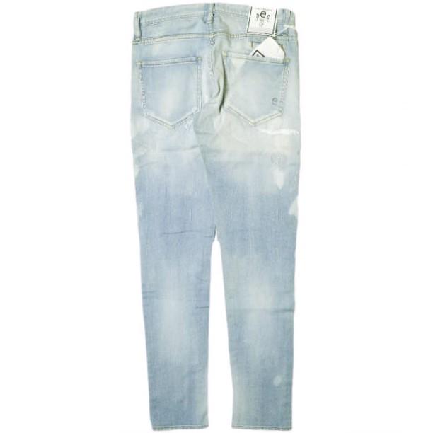 新品 e JEANS イージーンズ SEA HORSE BOY'S TAPERED 岡山児島 リペア加工ストレッチスリムテーパードデニムパンツ e-L805 24 定価36,300円 |  | 01