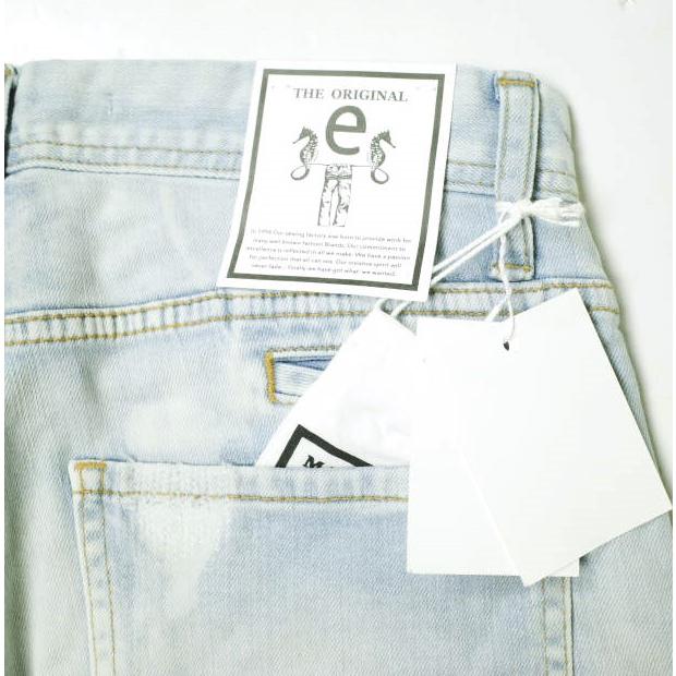 新品 e JEANS イージーンズ SEA HORSE BOY'S TAPERED 岡山児島 リペア加工ストレッチスリムテーパードデニムパンツ e-L805 24 定価36,300円 |  | 02