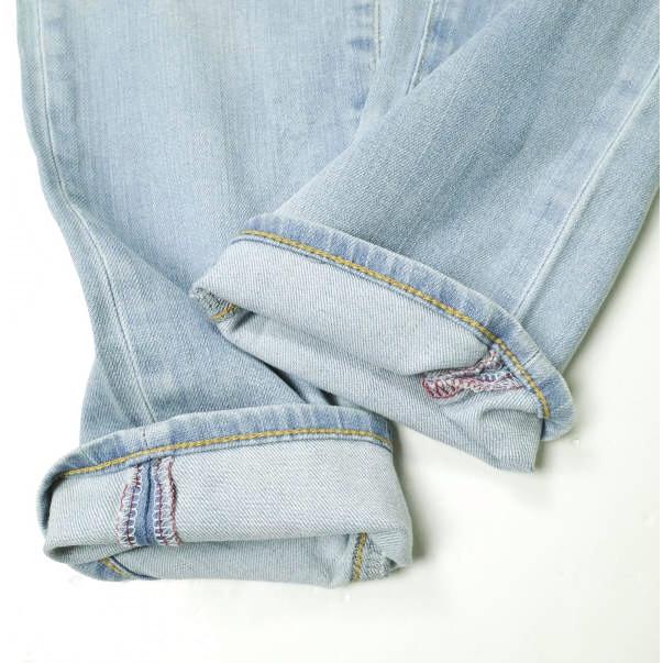新品 e JEANS イージーンズ SEA HORSE BOY'S TAPERED 岡山児島 リペア加工ストレッチスリムテーパードデニムパンツ e-L805 24 定価36,300円 |  | 08
