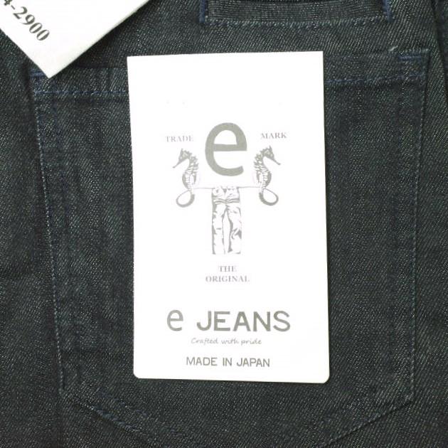 新品 e JEANS イージーンズ BIG BELLY STRAIGHT 岡山児島 ストレッチスリムデニムパンツ e-L807 23inch Prussian Blue 定価20,900円 g17280 |  | 07