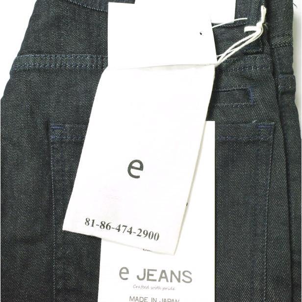 新品 e JEANS イージーンズ BIG BELLY STRAIGHT 岡山児島 ストレッチスリムデニムパンツ e-L807 22inch Prussian Blue 定価20,900円 g17281 |  | 02