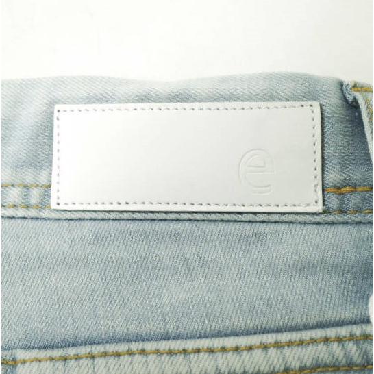 新品 e JEANS イージーンズ TAPERED 岡山児島 リペア＆ブリーチ加工 テーパードデニムパンツ e-L805-039 25 azure blue 定価36,300円 |  | 07