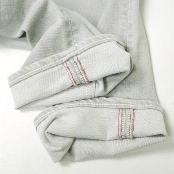 新品 e JEANS イージーンズ 日本製 岡山児島 ダメージ＆ペイント加工 スキニーデニムパンツ e-801G 4 A.GRAY スリム 定価35,200円 g17303 |  | 08