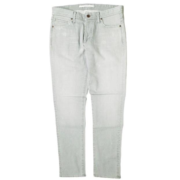 新品 e JEANS イージーンズ TAPERED 岡山児島 ダメージ加工 ストレッチテーパードデニムパンツ e-L805-063 26inch Sky Gray 定価26,400円 | 