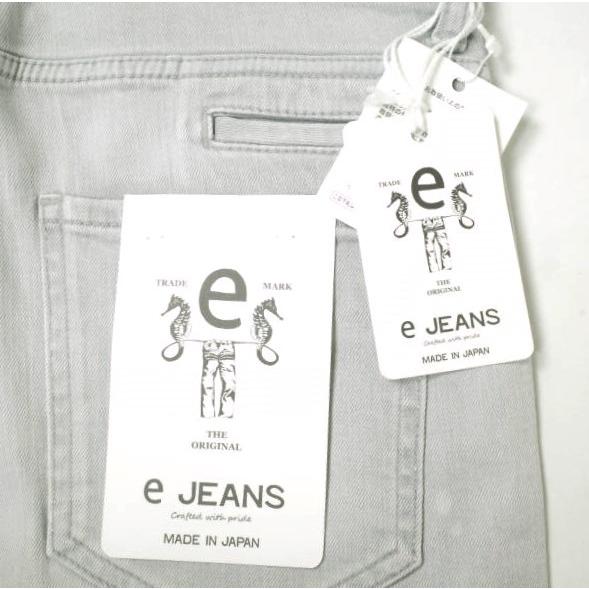 新品 e JEANS イージーンズ TAPERED 岡山児島 ダメージ加工 ストレッチテーパードデニムパンツ e-L805-063 26inch Sky Gray 定価26,400円 |  | 02