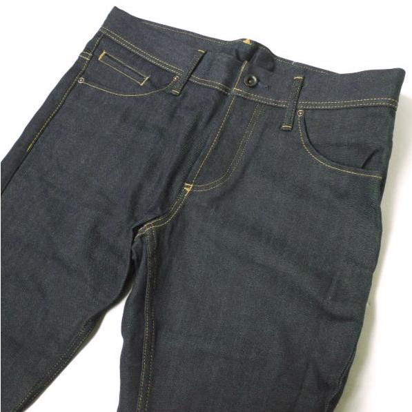 新品 e JEANS イージーンズ 日本製 岡山児島 ワンウォッシュストレッチデニムパンツ e-801 3 Dark Indigo テーパード ジーンズ g17324 |  | 03