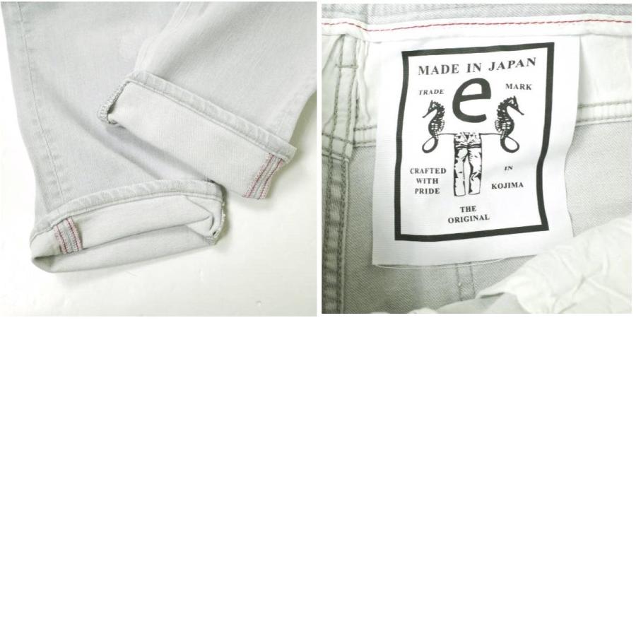 新品 e JEANS イージーンズ BOYFRIEND TAPERED 岡山児島 クラッシュ加工 テーパードデニムパンツ e-L805-065 23 Gray 定価36,300円 g17330 |  | 09