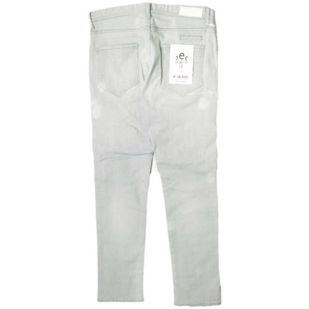 新品 e JEANS イージーンズ TAPERED 岡山児島 クラッシュ加工 テーパードデニムパンツ e-L805-065 27 Azure Gray 定価36,300円 g17333 |  | 01