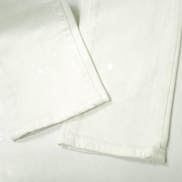 新品 e JEANS イージーンズ SEA HORSE BOYFRIEND TAPERED 岡山児島 ダメージ加工デニムパンツ e-L805 23 Sky White 定価26,400円 g17343 |  | 07