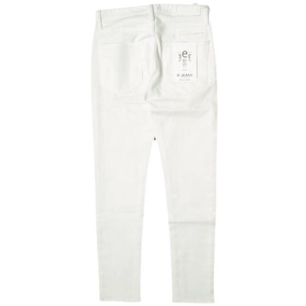 新品 e JEANS イージーンズ SEA HORSE BOYFRIEND TAPERED 岡山児島 ダメージ加工デニムパンツ e-L805 23 Sky White 定価26,400円 g17346 |  | 01
