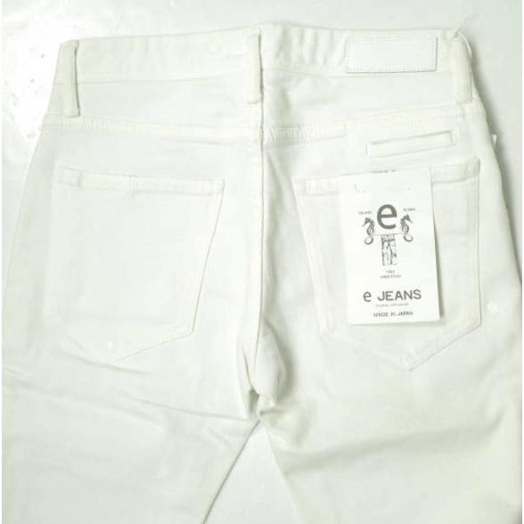 新品 e JEANS イージーンズ SEA HORSE BOYFRIEND TAPERED 岡山児島 ダメージ加工デニムパンツ e-L805 23 Sky White 定価26,400円 g17346 |  | 04