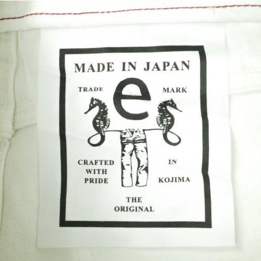 新品 e JEANS イージーンズ SEA HORSE BOYFRIEND TAPERED 岡山児島 ダメージ加工デニムパンツ e-L805 23 Sky White 定価26,400円 g17346 |  | 08