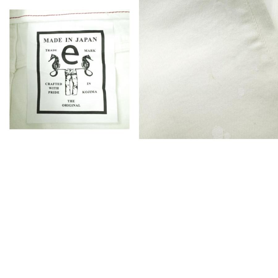 新品 e JEANS イージーンズ SEA HORSE BOYFRIEND TAPERED 岡山児島 ダメージ加工デニムパンツ e-L805 24 Sky White 定価26,400円 g17349 |  | 09