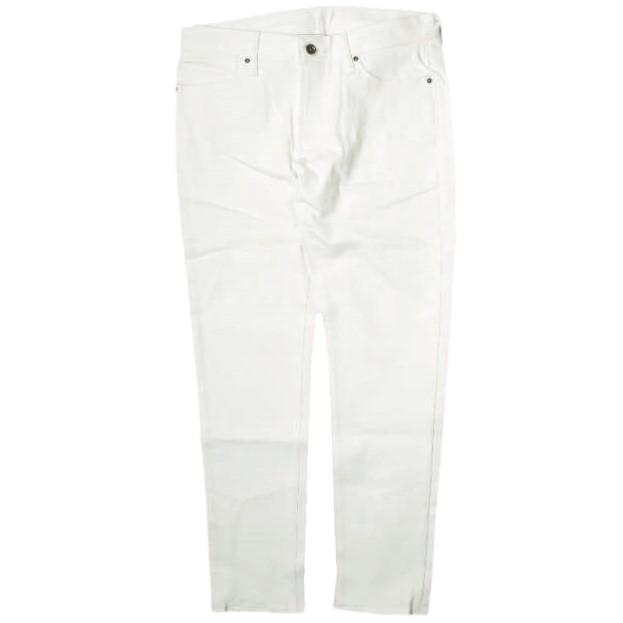 新品 e JEANS イージーンズ 日本製 岡山児島 ストレッチテーパードホワイトデニムパンツ e-L805 26inch(3) WHITE ジップフライ g17364 | 