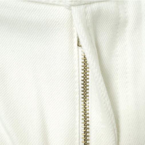 新品 e JEANS イージーンズ 日本製 岡山児島 ストレッチテーパードホワイトデニムパンツ e-L805 26inch(3) WHITE ジップフライ g17366 |  | 03