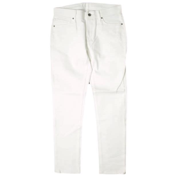 新品 e JEANS イージーンズ 日本製 岡山児島 ストレッチテーパードホワイトデニムパンツ e-L805 26inch(3) WHITE ジップフライ g17372 | 