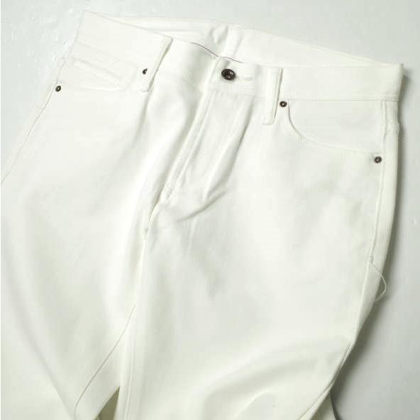 新品 e JEANS イージーンズ 日本製 岡山児島 ストレッチテーパードホワイトデニムパンツ e-L805 26inch(3) WHITE ジップフライ g17372 |  | 02