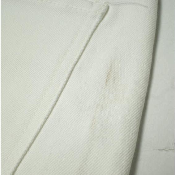 新品 e JEANS イージーンズ 日本製 岡山児島 ストレッチテーパードホワイトデニムパンツ e-L805 26inch(3) WHITE ジップフライ g17372 |  | 05