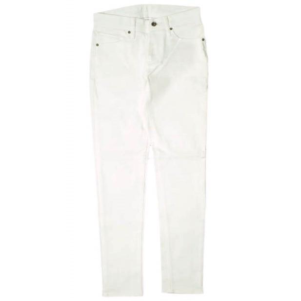 新品 e JEANS イージーンズ 日本製 岡山児島 ストレッチテーパードホワイトデニムパンツ e-L805 23inch(0) WHITE ジップフライ g17373 | 