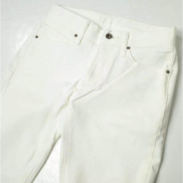 新品 e JEANS イージーンズ 日本製 岡山児島 ストレッチテーパードホワイトデニムパンツ e-L805 23inch(0) WHITE ジップフライ g17373 |  | 02