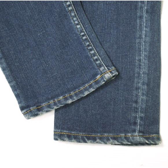 新品 e JEANS イージーンズ STRETCH SLIM 岡山児島 襤褸パッチワークストレッチスリムデニムパンツ e801-028 0 定価59,500円 g17376 |  | 07