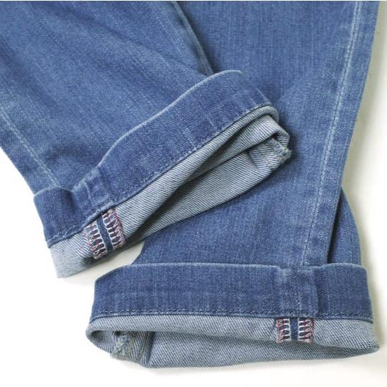 新品 e JEANS イージーンズ 日本製 TAPERED 岡山児島 ストレッチスリムテーパードデニムパンツ eL806-001 3 NAVY 定価28,600円 g17384 |  | 08