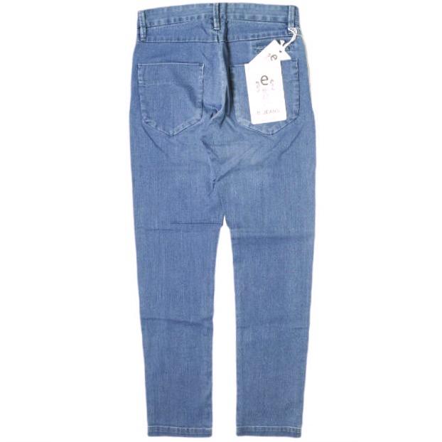 新品 e JEANS イージーンズ 日本製 TAPERED 岡山児島 ストレッチスリムテーパードデニムパンツ eL806-001 3 NAVY 定価28,600円 g17389 |  | 01