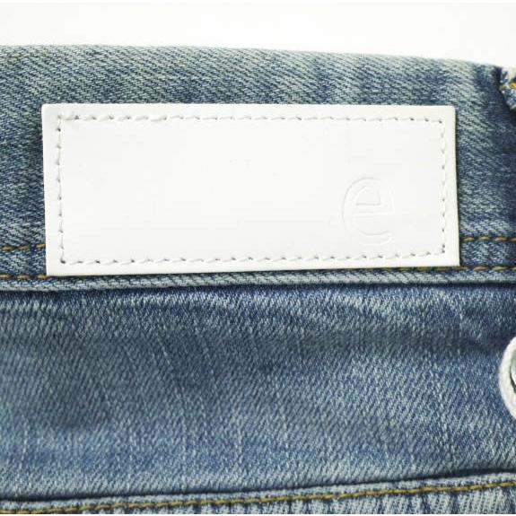 新品 e JEANS イージーンズ 日本製 SLIM 岡山児島 ダメージ＆リペアパッチ ストレッチスリムデニムパンツ 171200901 3 定価38,500円 g17392 |  | 07