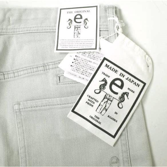 新品 e JEANS イージーンズ SEA HORSE SLIM 岡山児島 ダメージ加工 スキニーデニムパンツ e-801 4 Aqua Gray スリム 定価35,200円 g17404 |  | 02
