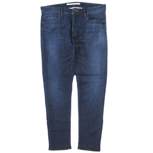 新品 e JEANS イージーンズ 日本製 岡山児島 ジョグデニムパンツ e-L803N 3(26) A.INDIGO ジップフライ スキニー 定価26,400円 g17408 | 