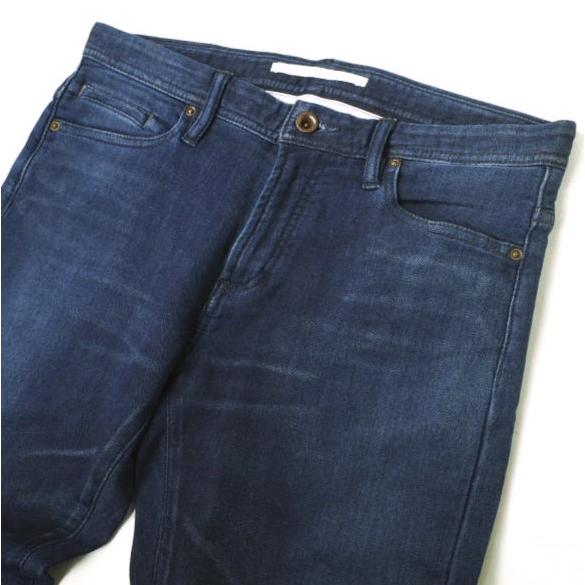 新品 e JEANS イージーンズ 日本製 岡山児島 ジョグデニムパンツ e-L803N 3(26) A.INDIGO ジップフライ スキニー 定価26,400円 g17411 |  | 04