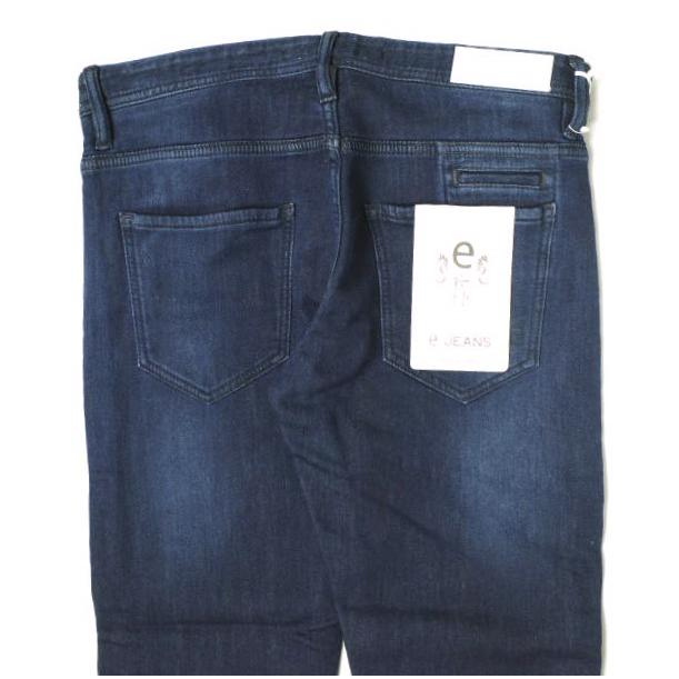 新品 e JEANS イージーンズ 日本製 岡山児島 ジョグデニムパンツ e-L803N 3(26) A.INDIGO ジップフライ スキニー 定価26,400円 g17411 |  | 05