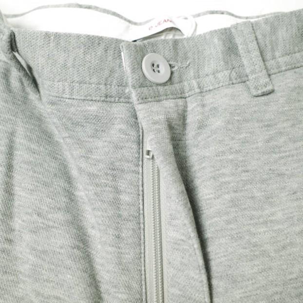 新品 e JEANS イージーンズ KANOKO TAPERED PANTS 岡山児島 鹿の子テーパードパンツ e822-001 1 Gray サイドライン 定価26,400円 g17418 |  | 05